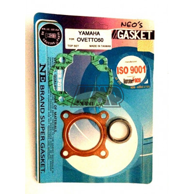 Jogo juntas cilindro YAMAHA scooter AXIS / NEOS / APRILIA RALLY 50 / MACAL / CY50 STING / OVETTO / MINARELLI